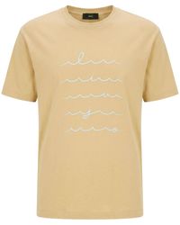 Liu Jo - Khaki T-Shirt Cotton - Lyst