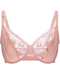 Womens Clothing Lingerie Bras Maison Lejaby Synthetic Lace-trim Underwired Bra in Pink 
