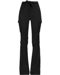 ANDREADAMO - Pants Polyester, Viscose, Elastane - Lyst