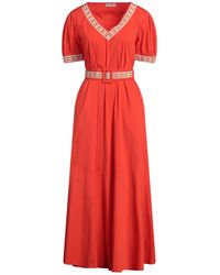 Purotatto - Maxi Dress Cotton, Polyamide, Elastane - Lyst