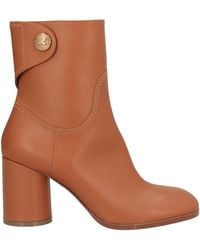 Casadei - Tan Ankle Boots Calfskin - Lyst