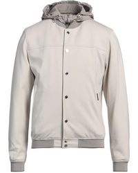 Moorer - Ivory Jacket Polyester, Polyamide - Lyst