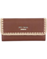 MY TWIN Twinset Wallet - Brown