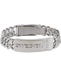 DIESEL - Steel -- Bracelet Stainless Steel - Lyst