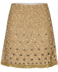 Aviu - Mini Skirt Cotton, Polyimide, Polyester, Viscose - Lyst