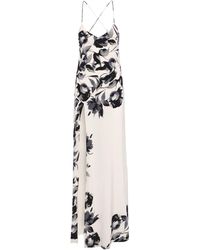 Michelle Mason Long Dress - White