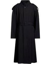 MM6 by Maison Margiela - Overcoat & Trench Coat Virgin Wool - Lyst