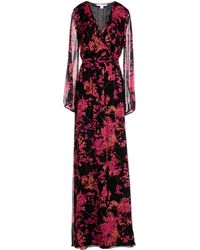 Diane von Furstenberg Celia Printed Silk-chiffon Maxi Dress - Black