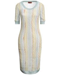 Missoni - Mini Dress Viscose - Lyst