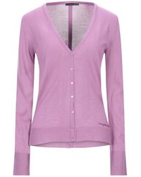 Ungaro Fever Violet Wool Cardigan in Pink Womens Clothing Jumpers and knitwear Cardigans Save 33% 