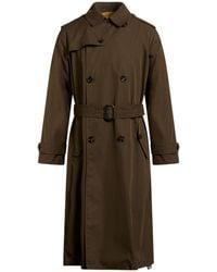 Aspesi - Military Overcoat & Trench Coat Cotton, Polyamide - Lyst