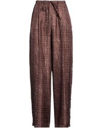 Alysi - Chocolat Pants Silk - Lyst