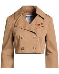 Moschino - Sand Jacket Cotton, Polyamide - Lyst