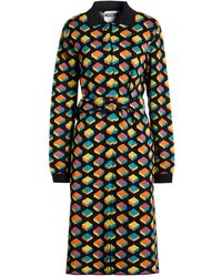 Moschino - Midi Dress Cotton, Viscose, Polyester, Polyamide, Elastane - Lyst
