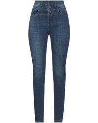 Karl Lagerfeld Denim Jeanshose in Blau Damen Bekleidung Jeans Capri-Jeans und cropped Jeans 