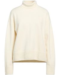 Ami Paris - Ivory Turtleneck Wool, Cashmere - Lyst