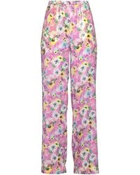 MSGM - Pants Polyester - Lyst