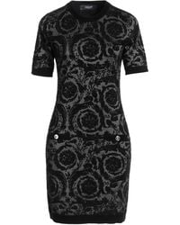 Versace - Mini Dress Viscose, Polyamide, Polyester, Elastane - Lyst