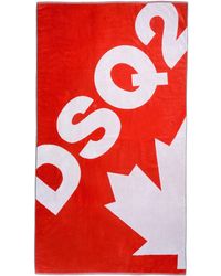 DSquared² Serviette de plage - Rouge