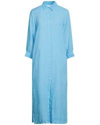 120% Lino - Midi Dress - Lyst