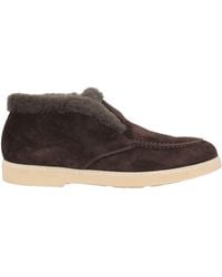 Doucal's - Dark Ankle Boots Leather - Lyst