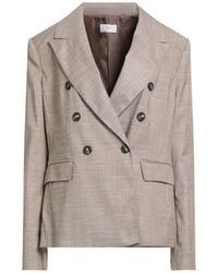 HOPE SKY - Khaki Blazer Polyester, Viscose, Elastane - Lyst