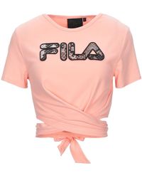 fila women's t shirt pink