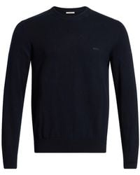 BOSS - Midnight Sweater Cotton - Lyst