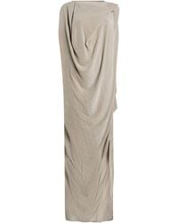 Rick Owens - Maxi Dress Viscose, Silk - Lyst