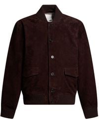 Officine Generale - Dark Jacket Goat Skin - Lyst