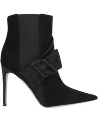 Rene Caovilla - Ankle Boots Leather, Textile Fibers - Lyst