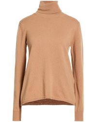 Max Mara - Camel Turtleneck Wool, Cashmere - Lyst