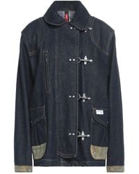Fay - Jeansjacke/-mantel - Lyst