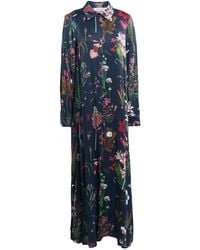 Shirtaporter - Midi Dress Viscose - Lyst