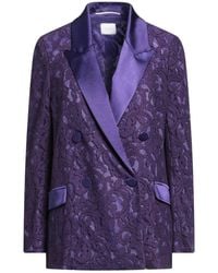 .., merci italia - Blazer Polyester, Elastane, Cotton, Viscose, Polyamide - Lyst