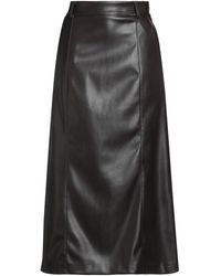 Alpha Studio - Midi Skirt Polyester, Polyurethane Resin - Lyst