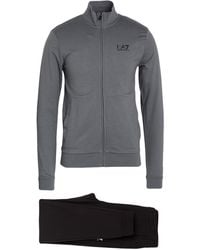 EA7 - Tracksuit Cotton, Elastane - Lyst