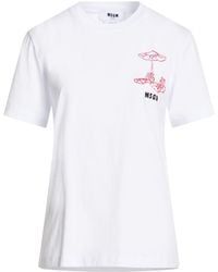 MSGM - Camiseta - Lyst