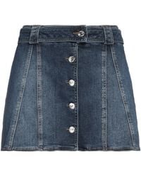 Chiara Ferragni - Denim Skirt Cotton, Elastane - Lyst