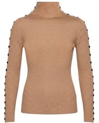 Laneus - Sand Turtleneck Merino Wool - Lyst