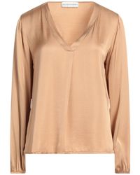 SKILLS & GENES - Camel Top Viscose - Lyst