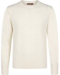Messagerie - Ivory Sweater Virgin Wool, Cotton, Polyamide - Lyst