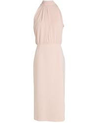 Max Mara - Blush Midi Dress Triacetate, Polyester - Lyst