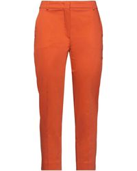Pantaloni cropped40weft in Cotone di colore Arancione eleganti e chino da Pantaloni capri e cropped Donna Abbigliamento da Pantaloni casual 
