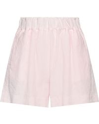 120% Lino - Light Shorts & Bermuda Shorts Linen - Lyst