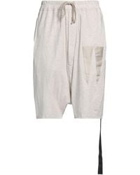 Rick Owens - Light Shorts & Bermuda Shorts Cotton - Lyst
