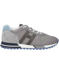 Hogan - H86Run Sneakers Leather, Textile Fibers - Lyst