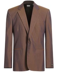 Burberry - Blazer Virgin Wool - Lyst