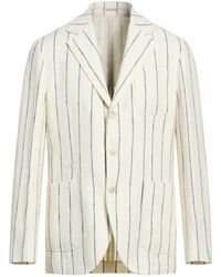 Brunello Cucinelli - Blazer Linen, Wool, Polyester, Silk - Lyst