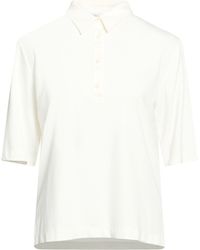RUE DU BAC - Ivory Polo Shirt Viscose, Polyamide, Elastane - Lyst